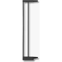 Quax Pidennysosa Turvaportti 12,4 cm, Black