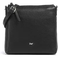 Braun Büffel Hanna Crossbody-laukku M Nahka 26 cm Musta