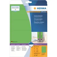 Herma 5099, Vihreä, Pyöristetty suorakulmio, Kiinteä, Paperi, Matta, Laser/Inkjet