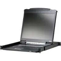 Aten – 19" KVM-console with 19" LCD-screen, 1U, Nordic (CL3000N-ATA-DNG)