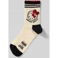 Happy socks Hello Kitty Ribbon Short Crew Sneaker Sock - White - 36-40