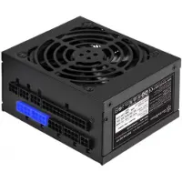 Silverstone 700W SX700-PT, modulaarinen SFX-virtalähde, 80 Plus Platinum, musta
