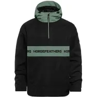 Horsefeathers Gordie Anorakki black / iceberg green Koko S