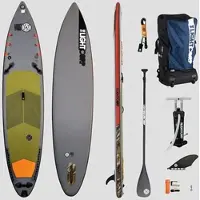 Light Platin Tourer 12'6 SUP-Lauta Set harmaa