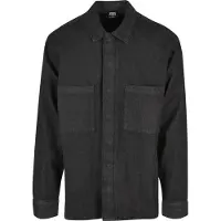Urban Classics Oversized Denim Pocket Pitkähihainen Kauluspaita