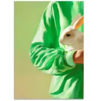 Paper Collective White Rabbit -juliste 70 x 100 cm