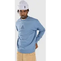 HUF Set Triple Triangle Crewneck Neulepaita slate blue Koko L