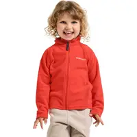 Didriksons Monte Kids' Full-Zip - Red - 110