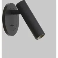 ACB Atria LED-seinävalaisin 3W 3000K 11cm musta