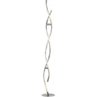 LOLA Smart LOLAsmart Swing -LED-lattiavalaisin Swing, himmennettävä, Alumiini/harmaa/sinkki, Olohuone/ruokailutila, Alumiini, Moderni