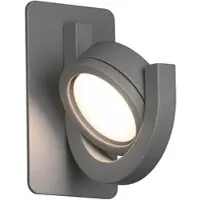 MANTRA Iguazú seinävalaisin GX53 18cm IP54 grafiitinharmaa