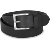 Mil-Tec Nappa-Leather Belt (Color: Black, Size: 110cm)