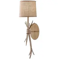 Mantra-Iluminacion Sabina seinävalaisin E27 65,6cm ruskea/puu