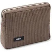Humdakin Linen Toiletry Bag - Brown - 20X28X9X5CM