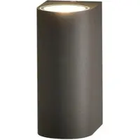 ACB Boj LED seinävalaisin IP54 2x6W 3000K 15cm antrasiitti