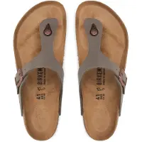 Birkenstock Pistokkaat 'Gizeh' kivenharmaa