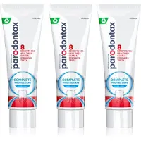 Parodontax Complete Protection Extra Fresh fluoria sisältävä hammastahna hampaiden ja ikenien terveyden tueksi 3x75 ml