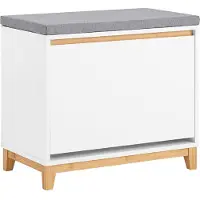 SoBuy -kenkäpenkki FSR191-WN, valkoinen