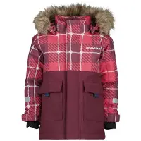 Didriksons Polarbjörn Parka-takki Rusty Wine 120 cm Punainen 120 cm Pojat, Tytöt