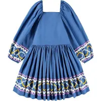 Molo Ciris Pitkähihainen Mekko Mystic Blue Mystic Blue 146/152 cm Sininen 146/152 cm Tytöt