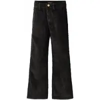 Molo Aida Corduroy Housut Black Black 116 cm Musta 116 cm Tytöt