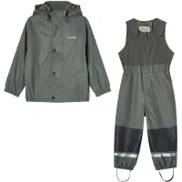 Kuling Ottawa Vuorattu Sadesetti Light Green 110/116 cm Rain Vihreä 110/116 cm Pojat, Tytöt
