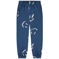 Molo Allen Soft Pants Big Smiles Blue 110 cm Laivastonsininen 110 cm Pojat