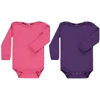 Smafolk Bodyasu 2 Kpl -pakkauksella Pink 56 cm Vaaleanpunainen 56 cm Tytöt