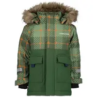 Didriksons Polarbjörn Parka Takki Pine Green 100 cm Vihreä 100 cm Pojat, Tytöt