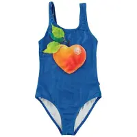 Molo Nika Uimapuku Peace & Love 146 cm Sininen 146 cm Tytöt