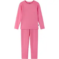 Reima Lampo Thermal Base Layer Set Soft Coral Soft coral-80 cm Vaaleanpunainen 80 cm Pojat, Tytöt