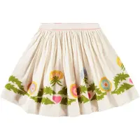 Molo Bonnie Skirt Dandelion Border 158/164 cm Beige 158/164 cm Tytöt
