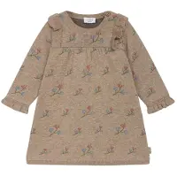 Hust&Claire Dona Mekko Sand Melange 68 cm Beige 68 cm Tytöt