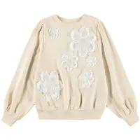 Molo Mary Sweatshirt Brazilian Sand 116 cm Beige 116 cm Tytöt