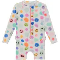 Molo Nigella Yksiosainen Rashguard-uimapuku Painted Dots 62/68 cm Kermanvärinen 62/68 cm Tytöt