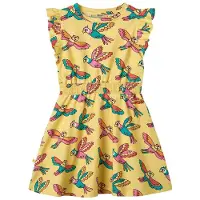Smafolk Parrots Hihaton Mekko Custard 1-2 Y Keltainen 1-2 vuotta Tytöt