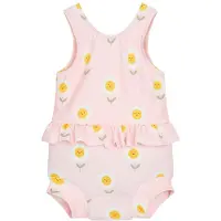 Hust&Claire Maddie Uimapuku Icy Pink 0-3 months Vaaleanpunainen 0-3 kuukautta Tytöt