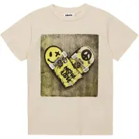 Molo GOTS Riley T-paita I Heart Skate 116 cm Beige 116 cm Pojat