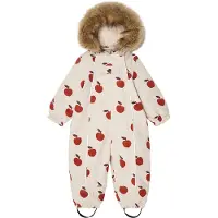 Kuling Val D'Isere Talvi Haalari Foggy White Big Apple 92 cm Kermanvärinen 92 cm Pojat, Tytöt