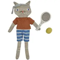 Oyoy MINI Polly Cat Tennis Doll - Multi/patterned - 32.5X18.3X5.3CM