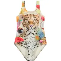 Molo Nika-uimapuku Fruity Leo 86 cm Beige 86 cm Pojat, Tytöt