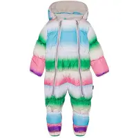 Molo Hebe Vauvan Lumipuku Rainbow Magic 86 cm Vaaleanpunainen 86 cm Pojat, Tytöt