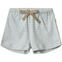 Wheat GOTS Vic Jersey Shortsit Blue Stripe 62 cm Sininen 62 cm Pojat