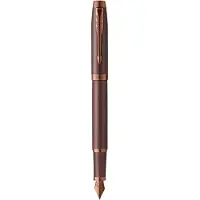 Parker IM Monochrome Burgundy -mustekynä, fine kärki, sininen muste