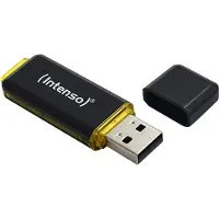 Intenso High Speed Line, 256 GB, USB A-tyyppi, 3.2 Gen 1 (3.1 Gen 1), 250 MB/s, Suojus, Musta, Keltainen (3537492)