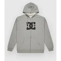 Dc-shoes Star Vetoketjullinen huppari heather grey Koko S