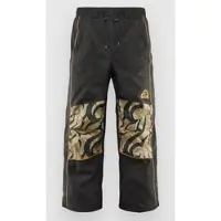 Thirtytwo Corduroy Housut black / camo Koko XL