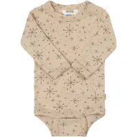 Joha Villasta Valmistettu Pitkähihainen Body Beige Beige-60 cm Beige 60 cm Tytöt