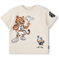 Molo GOTS Rodney T-paita Basket Mascots Basket Mascots 140 cm Valkoinen 140 cm Pojat