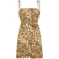 LASCANA Mekko beige / tummabeige